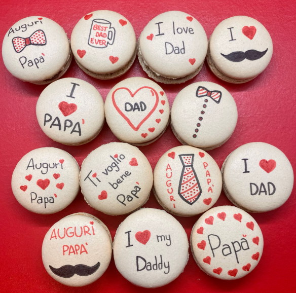 decorazione daddy macaron