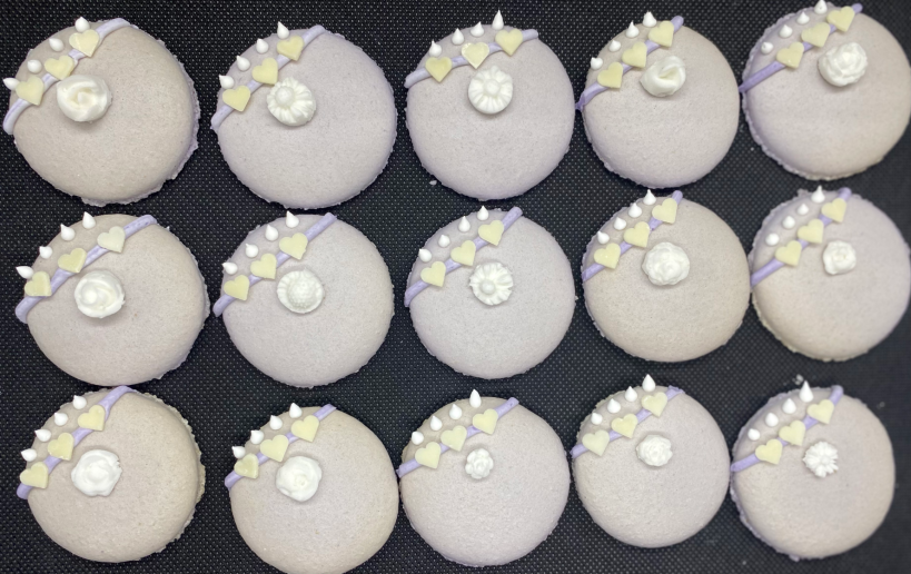 decorazione gift macaron