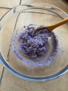impasto violet