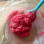 impasto pink heart